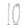 Thumbnail Image 1 of KAY Lab-Grown Diamonds Inside-Out Hoop Earrings 3 ct tw 10K White Gold