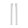 Thumbnail Image 2 of KAY Lab-Grown Diamonds Inside-Out Hoop Earrings 3 ct tw 10K White Gold