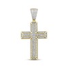 Thumbnail Image 1 of Diamond Cross Charm 1 ct tw 10K Yellow Gold