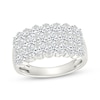 Thumbnail Image 1 of KAY Lab-Grown Diamonds Multi-Row Wide Fashion Ring 2 ct tw Sterling Silver