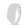 Thumbnail Image 2 of KAY Lab-Grown Diamonds Multi-Row Wide Fashion Ring 2 ct tw Sterling Silver