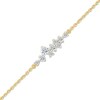 Thumbnail Image 2 of KAY Lab-Grown Diamonds Scatter Bracelet 1/3 ct tw 24K Yellow Gold Vermeil Sterling Silver 7.5"