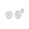 Thumbnail Image 1 of KAY Lab-Grown Diamonds Flower Stud Earrings 3/4 ct tw Sterling Silver
