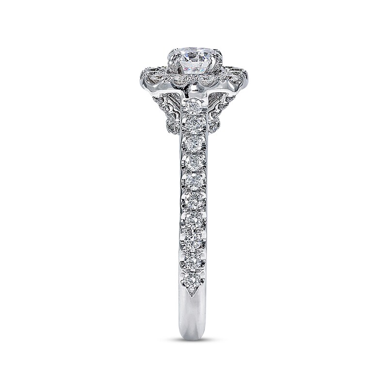 Neil Lane Diamond Engagement Ring 1-1/8 ct tw Round-cut 14K White Gold