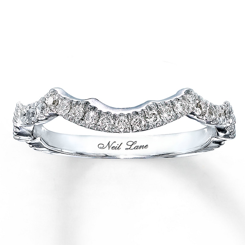 Main Image 1 of Neil Lane Wedding Band 1/3 ct tw Diamonds 14K White Gold