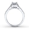 Thumbnail Image 2 of Adore Diamond Engagement Ring 1/2 Carat tw 14K White Gold
