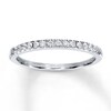 Thumbnail Image 0 of Diamond Wedding Band 1/8 ct tw Round-cut 14K White Gold