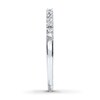 Thumbnail Image 2 of Diamond Wedding Band 1/8 ct tw Round-cut 14K White Gold