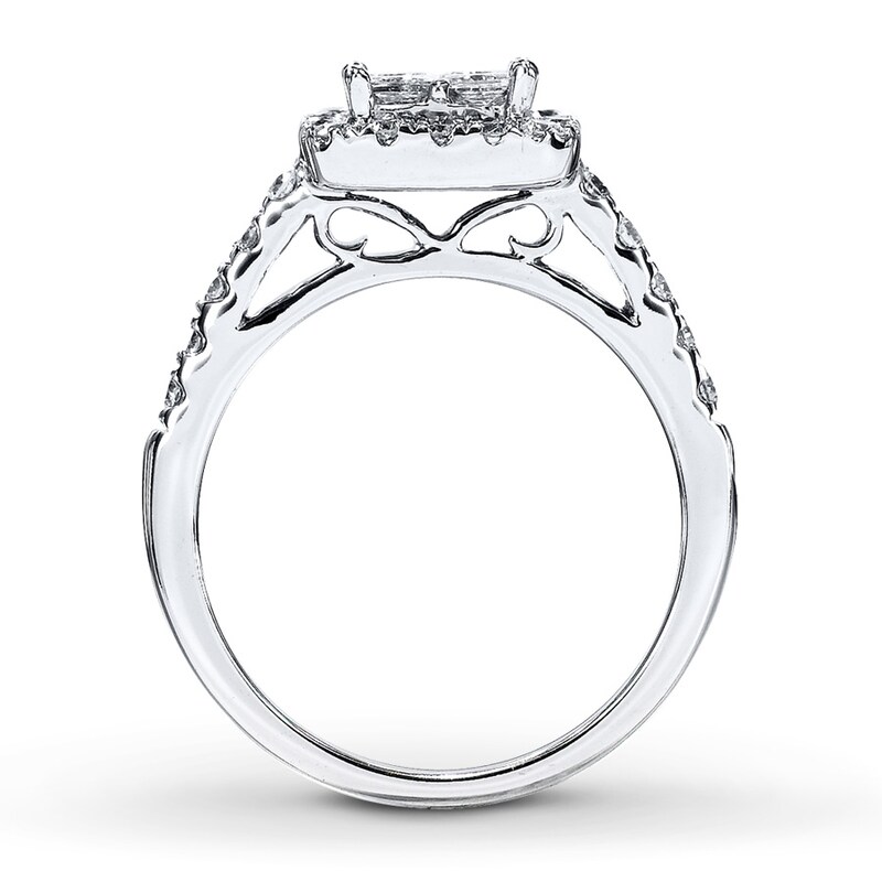 Main Image 2 of Adore Diamond Engagement Ring 7/8 Carat tw 14K White Gold