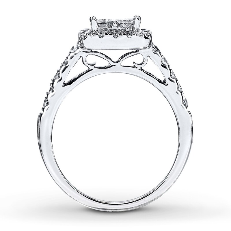 Diamond Engagement Ring 7/8 Carat tw 14K White Gold | Kay Outlet