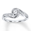 Diamond Engagement Ring 1/4 Carat tw 14K White Gold