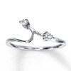 Thumbnail Image 1 of Adore Diamond Wedding Band 1/15 Carat tw 14K White Gold