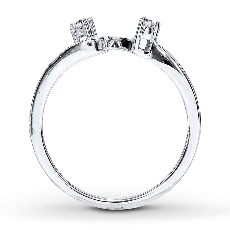 Main Image 2 of Adore Diamond Wedding Band 1/15 Carat tw 14K White Gold