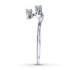 Thumbnail Image 3 of Adore Diamond Wedding Band 1/15 Carat tw 14K White Gold