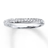 Thumbnail Image 1 of Diamond Wedding Band 1/5 ct tw Round-cut 14K White Gold