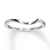 Thumbnail Image 1 of Adore Contoured Wedding Band 14K White Gold