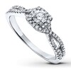 Thumbnail Image 1 of Diamond Engagement Ring 3/8 ct tw Round-cut 14K White Gold