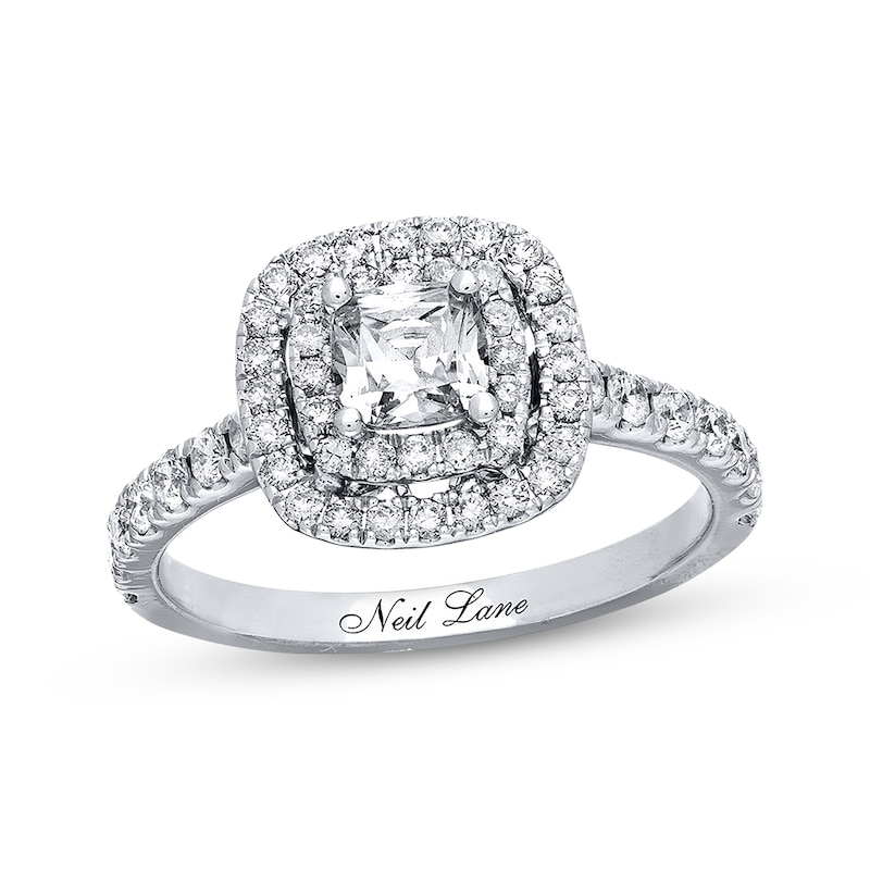 Main Image 1 of Neil Lane Engagement Ring 1-1/8 ct tw Diamonds 14K White Gold