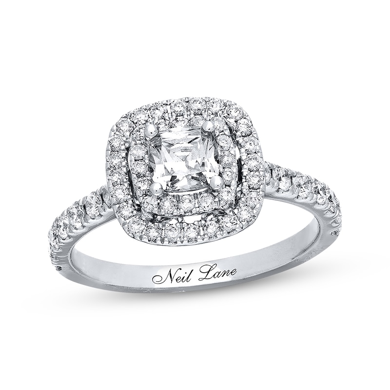 Neil Lane Engagement Ring 1-1/8 ct tw Diamonds 14K White Gold