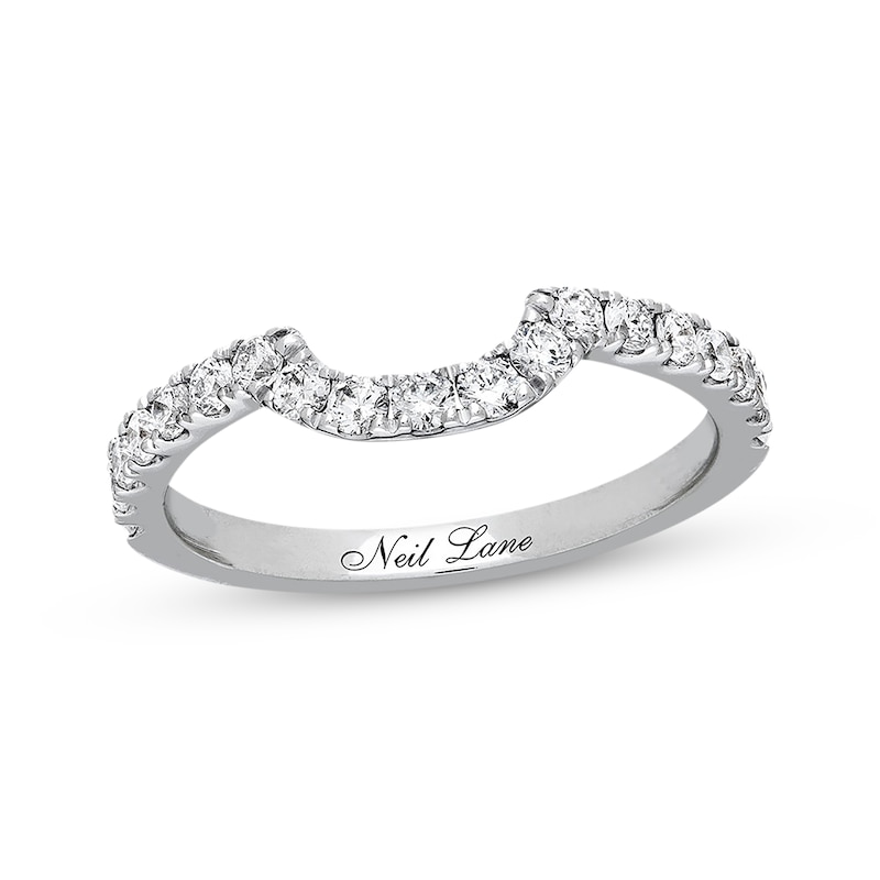 Main Image 1 of Neil Lane Wedding Band 1/2 ct tw Diamonds 14K White Gold