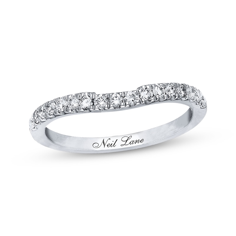 Main Image 1 of Neil Lane Wedding Band 1/3 ct tw Diamonds 14K White Gold