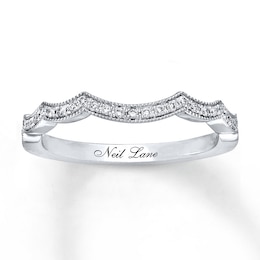 Neil Lane Wedding Band 1/6 ct tw Diamonds 14K White Gold