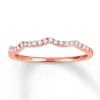 Thumbnail Image 1 of Diamond Wedding Band 1/6 ct tw Round-cut 14K Rose Gold