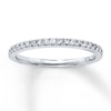 Thumbnail Image 1 of Adore Diamond Wedding Band 1/5 ct tw Round-cut 14K White Gold