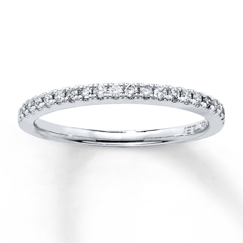 Main Image 1 of Adore Diamond Wedding Band 1/5 ct tw Round-cut 14K White Gold