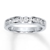 Thumbnail Image 1 of Diamond Wedding Band 1/2 ct tw Round-cut 14K White Gold