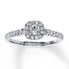 Thumbnail Image 0 of Diamond Engagement Ring 3/8 ct tw Round-cut 10K White Gold