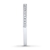 Thumbnail Image 3 of Adore Diamond Wedding Band 1/10 ct tw Round-cut 10K White Gold