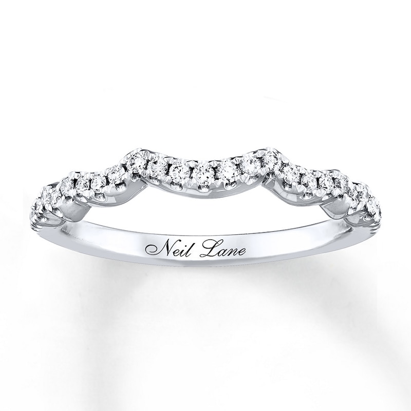 Neil Lane Wedding Band 1/5 ct tw Diamonds 14K White Gold