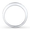 Thumbnail Image 2 of Adore Diamond Wedding Band 1/2 ct tw Round-cut 14K White Gold