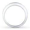 Thumbnail Image 1 of Diamond Wedding Band 1/2 ct tw Round-cut 14K White Gold