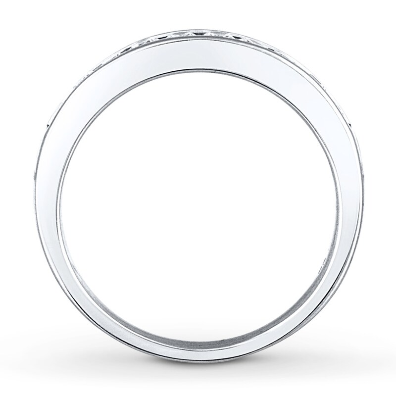 Diamond Wedding Band 1/2 ct tw Round-cut 14K White Gold