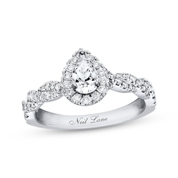 Neil Lane Engagement Ring 3/4 ct tw Diamonds 14K White Gold