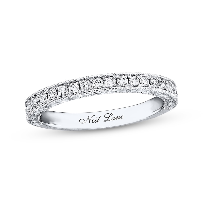 Neil Lane Bridal Wedding Band 1/3 ct tw Diamonds 14K White Gold