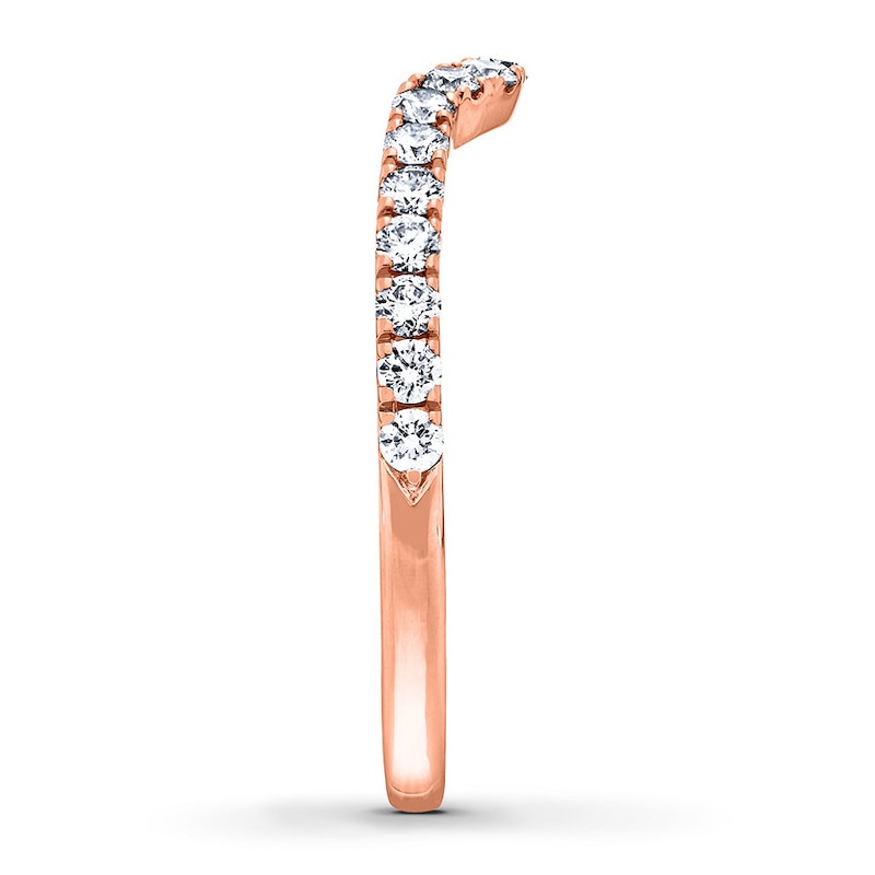 Neil Lane Round Diamond Wedding Band 3/8 ct tw 14K Rose Gold