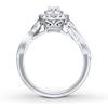Thumbnail Image 2 of Neil Lane Oval Diamond Engagement Ring 7/8 ct tw 14K White Gold