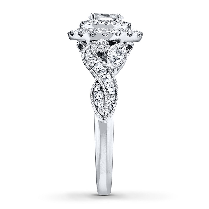 Main Image 3 of Neil Lane Oval Diamond Engagement Ring 7/8 ct tw 14K White Gold