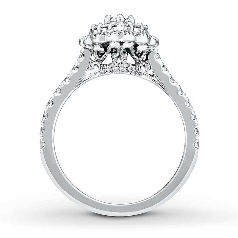 Neil Lane Engagement Ring 1-1/8 ct tw Diamonds 14K White Gold