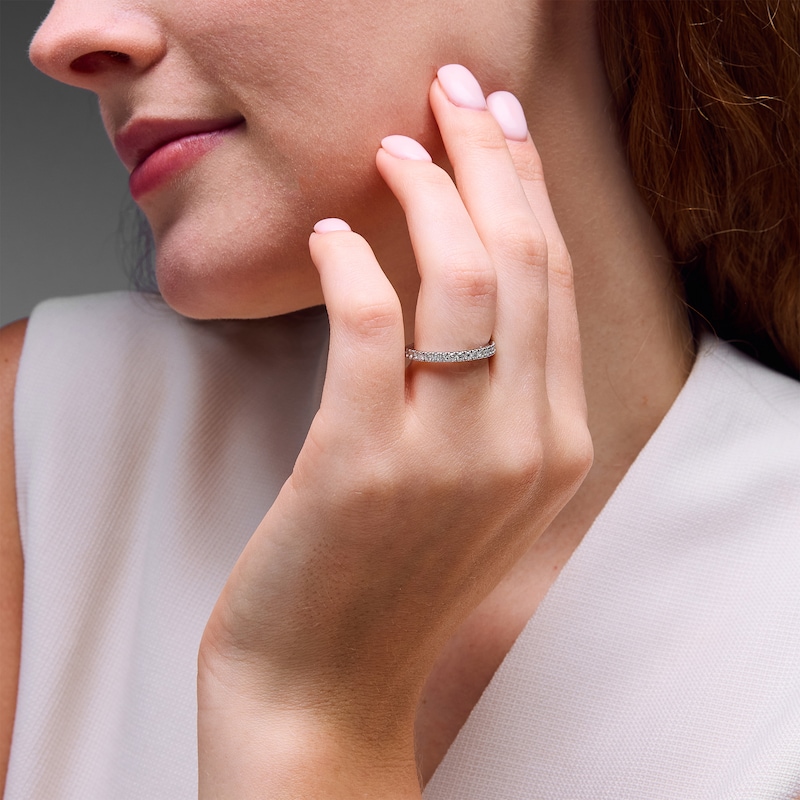 Main Image 4 of Neil Lane Round Diamond Wedding Band 3/8 ct tw 14K White Gold