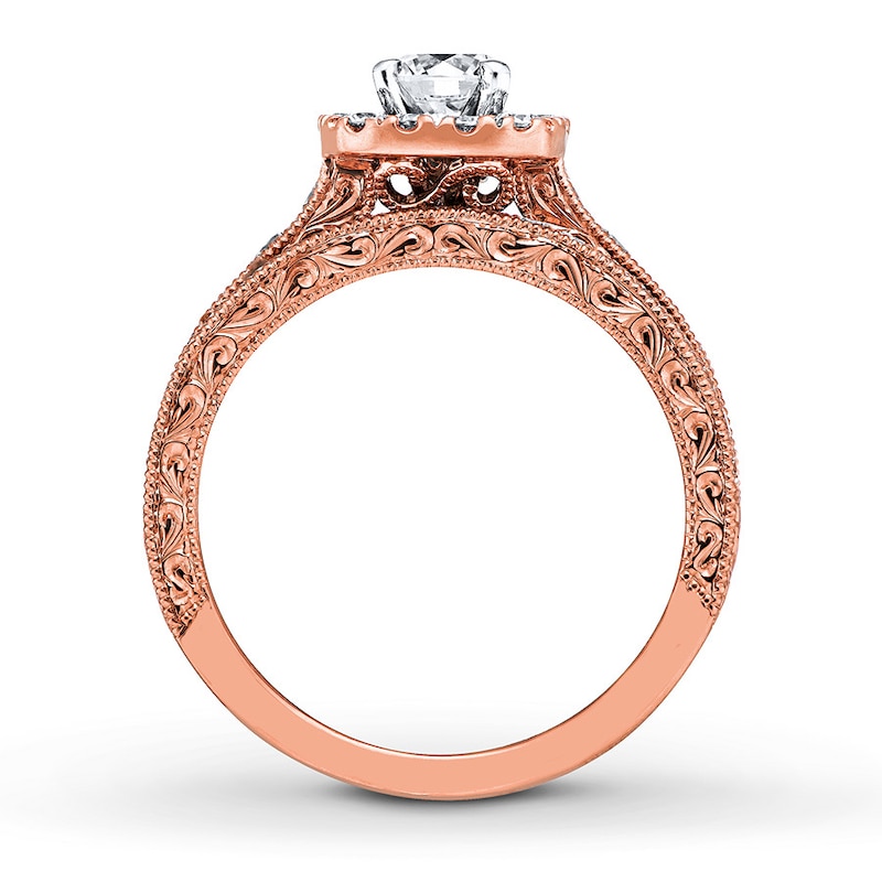 Neil Lane Bridal Set 1-1/8 ct tw Diamonds 14K Rose Gold