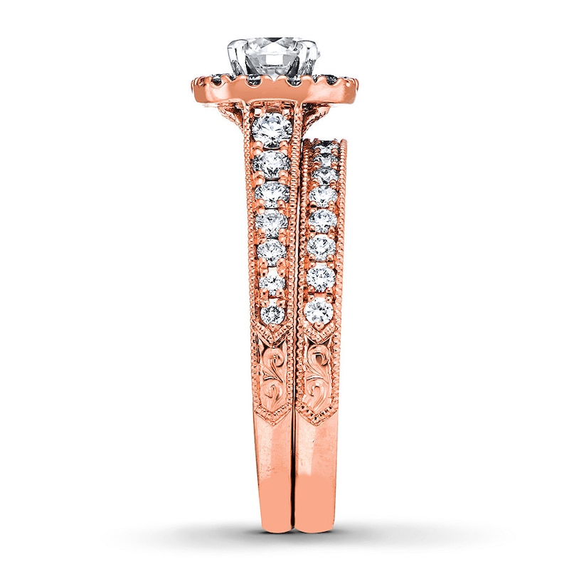 Neil Lane Bridal Set 1-1/8 ct tw Diamonds 14K Rose Gold