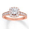 Thumbnail Image 0 of Neil Lane Round Diamond Engagement Ring 7/8 ct tw 14K Rose Gold