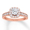 Thumbnail Image 1 of Neil Lane Round Diamond Engagement Ring 7/8 ct tw 14K Rose Gold