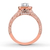 Neil Lane Round Diamond Engagement Ring 7/8 ct tw 14K Rose Gold