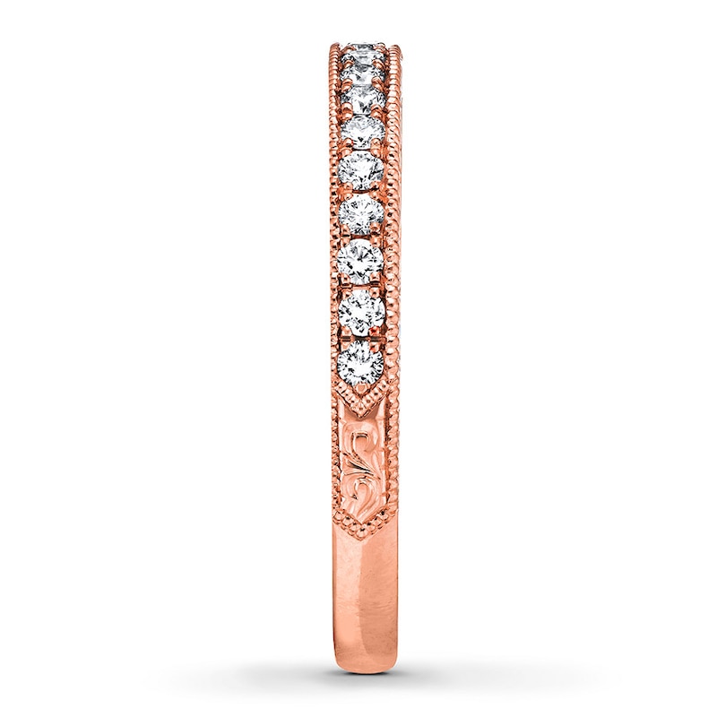 Main Image 3 of Neil Lane Wedding Band 1/4 ct tw Diamonds 14K Rose Gold