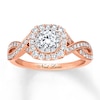 Thumbnail Image 0 of Neil Lane Round Diamond Engagement Ring 7/8 ct tw 14K Two-Tone Gold